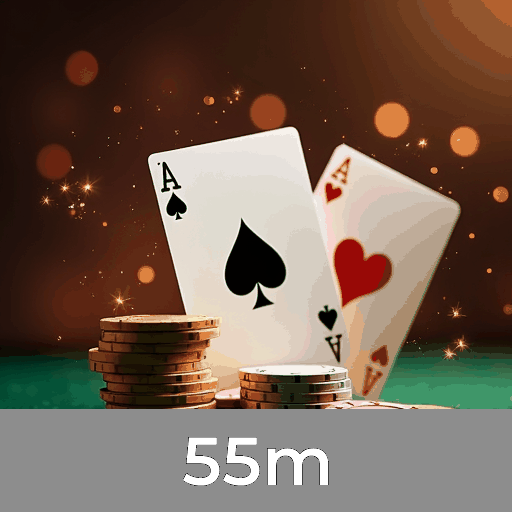 55m: Experiência Real de Jogos de Mesa ao Vivo
