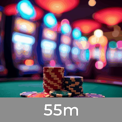 Descubra 55m: Slots com Jackpots Gigantes, Mesa de Jogos Estratégicos, Experiência de Dealer ao Vivo